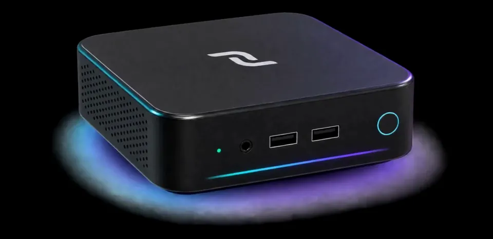 DecentralNode One seen from the front corner